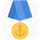 Sailing Sailing Badge Medal Icône