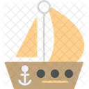 Sailing Boat Cruise Icon