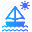 Sailing Transportation Sailboat Icon