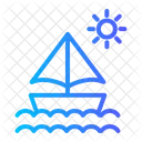Sailing Transportation Sailboat Icon