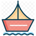 Sailing Boat Boat Canoe Icon