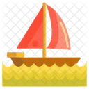 Sailing Boat Boat Beach Icon