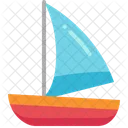 Sailing Boat Transportation Vehicle Icon