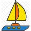 Sailing Boat Sailboat Boat Icon