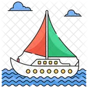 Sailing Boat Sailboat Icon