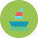 Sailing Boat Ship Sea Icon