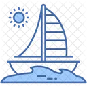 Sailing Sailboat Travel Icon