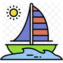 Sailing Sailboat Travel Icon