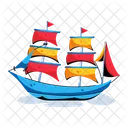 Sailing Ship Sailing Boat Sailing Vessel Icon