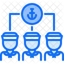 Sailing Team Sailing Group Anchor Icon
