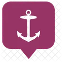 Sailor Anchor Boat Icon