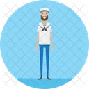 Sailor Navy Sail Icon