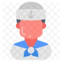 Sailor Sailor Man Captain Icon