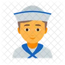 Male Marine Mariner Icon