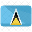 Saint Lucia Flag Icon