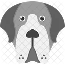 Saint Bernard Dog Animal Icon