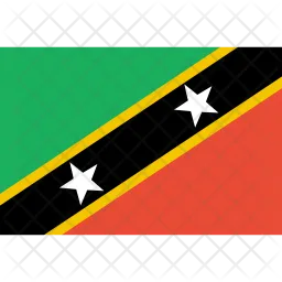 Saint kitts Flag Icon