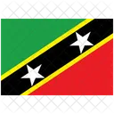 Flag Country Saint Kitts And Nevis Icon
