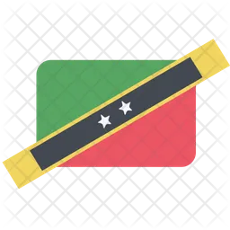 Saint Kitts And Nevis Flag Icon