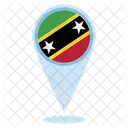 Saint Kitts Location  Icon