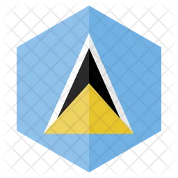 Saint Lucia Flag Icon