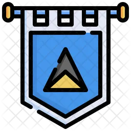 Saint Lucia Flag Flag Icon