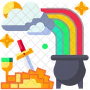 Cultures Saint Patrick Rainbow Icon