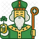 Saint Patrick St Patricks Day Celebration Icon