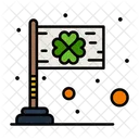 St. Patrick's Day Flagge  Symbol