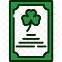 St. Patrick's Day Karte  Symbol