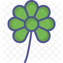 Saint Patricks Flower Saint Clover Clover Icon