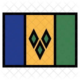 Saint Vincent And The Grenadines Flag Icon