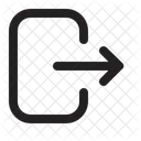 Interface Do Usuario Web Logout Ícone