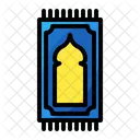 기도용 매트 기도용 깔개 이슬람교도 아이콘