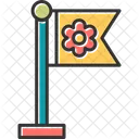 Sakura Flag  Icon