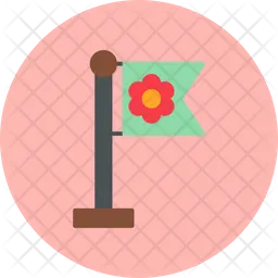 Sakura Flag  Icon