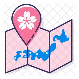 Sakura Map  Icon