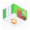 Salon Muebles Sofa Icon