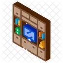 Computadora Lugar De Trabajo Negocios Icon