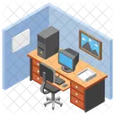 Sala De Medios Produccion De Medios Oficina De Medios Icon