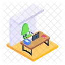 Escritorio Area De Trabalho Sala De Escritorio Icon