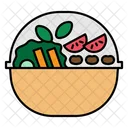 Salad Bowl Organic Icon