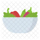 Vegetables Bowl Salad Icon