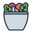 Salad Bowl Bowl Of Salad Icon