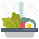 Salad Lettuce Fruit Salad Icon