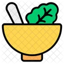 Salad Bowl Healthy Diet Mix Vegetables Icon