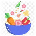 Salad Bowl Salad Healthy Symbol
