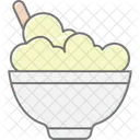 Salad Bowl Lineal Color Icon Icon