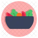 Salad Bowl Food Vegetable Bowl Icon