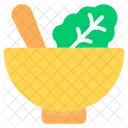 Salad Bowl Healthy Diet Mix Vegetables Icon